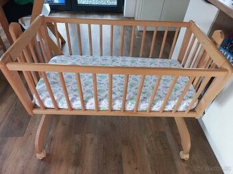 Kolébka pro miminko Scarlett buk 90 x 41cm