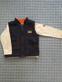 chlapecká mikina s vestou 3-4 roky