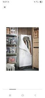 Šatní skříň IKEA VUKU (74x51x149), bílá, polyester