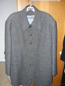 pánský kabát, bundy, sako a kalhoty