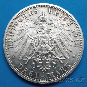 mince stříbro Fridrich II. staré Německo