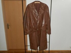 Pánský kožený kabát (hovězina) málo nošený