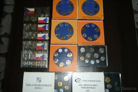 Sbírka sad oběžných mincí Československo 1980-1993