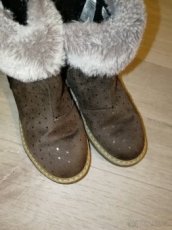 Dívčí zimní boty s kožíškem velikost 27