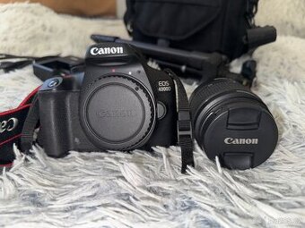 Prodám zrcadlovku CANON EOS 4000D + příslušenství