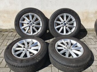 Alu kola skoda 5x112 r16 7j et45 pneu 215/60/16