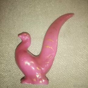 Prodám staré sklo etažéry, mísa, nástolec a porcelán figurky