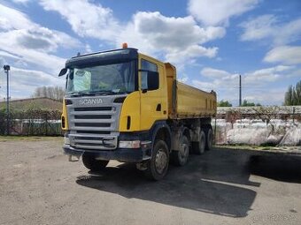 Třístranný sklápěč SCANIA R420 CB 8x6