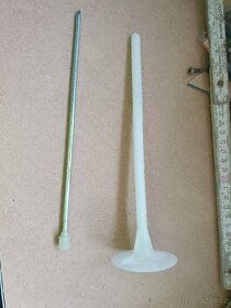 Fasadní kotva 220x10 mm, ocelový i pastový trn - 1