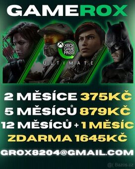 Xbox Game Pass Ultimate 2/5/13 měsíců - NEJLEPŠÍ CENA