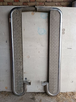 2x nerezové nášlapy offroad 174cm x 50cm