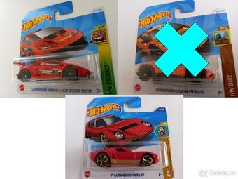 HOT WHEELS - LAMBORGHINI HURACÁN LP 620, MIURA SV