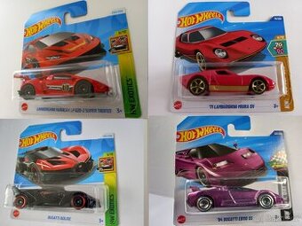 HOT WHEELS - LAMBORGHINI, BUGATTI