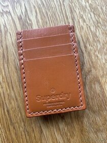 Superdry kožené pouzdro na karty
