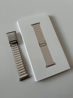 Řemínek Apple Watch Alpský tah / 49mm / béžový / “S”