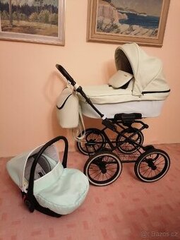 Kočárek Kunert romantic mint