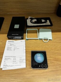 telefon Samsung Z flip 5 a obal záruka Brno