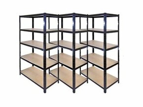 Regál 180x90x45 cm pozink policový - 200kg