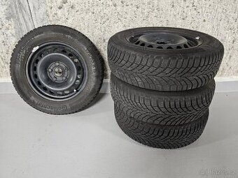 Komplet Zimní Kola Škoda Octavia 2,VW Golf 5/6, 195/65R15 - 1