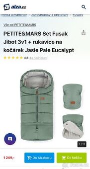 Zimní fusak petite&mars