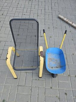 Detska venkovní židle a kolečka
