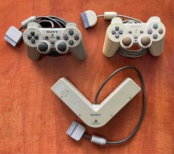 SONY PlayStation PS1 MULTITAP + ANALOG CONTROLLER PS1+PSone
