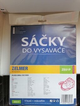 Sáčky  do vysavače Zelmer papírové - ZE01P 