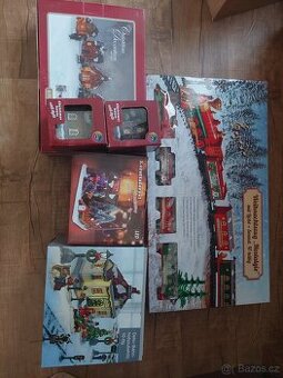 Vánoční vesnička plus vanočni vláček