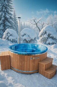 Koupací sud (ThermoWood - full set) včetně filtr. systému