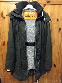 Zimní bunda, parka, SuperDry, velikost 36.