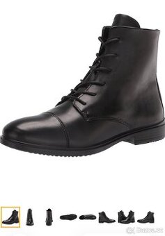 ECCO Touch 15 B – dámské kožené boty EU 39, nové ✅