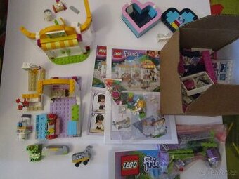 Lego Friends 41118 Supermarket 41356 Srdíčko+41336 Kavárna