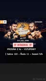❗️PRODÁM 2 VSTUPENEKY OKTAGON 81 ❗️