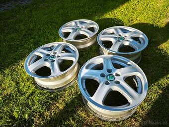 ALU disky originál Škoda 5x100 R15 Fabia 2,3 Rapid, Romster