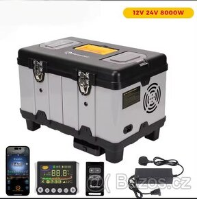 Nezávislé naftové topení 5-8kW, 12+24+230V, Auto START/STOP