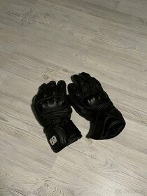 motorkářské rukavice Oxford - černé