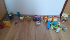 Playmobil kuchyň, obývací pokoj a koupelna