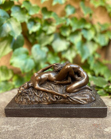 Bronzová socha soška Lesbians Darky pro dospele - 1