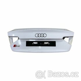 Víko zadní + spojler bílá metalíza LY9C Audi S5 8T 2008