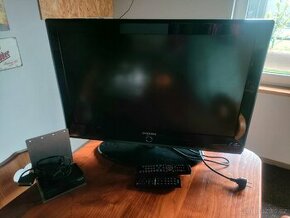 LCD TV + set top box