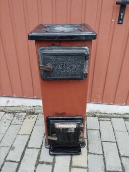 Kamna PETRA + tepelný kryt dělaný na míru.