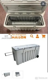 Univerzální plastový box VISO se zámky - 152l, chodítko