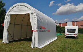 plachtová garáž na karavan