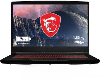 HERNÍ NOTEBOOK MSI s i7,64GB RAM, GTX1650 4G, 512GB SSD
