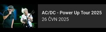 AC/DC v Praze Letňany 26.6.2025 - koupím lístky.