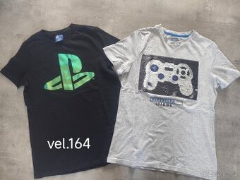 Chlapecká trička vel.164 PlayStation