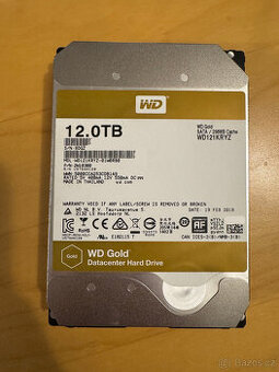 Western Digital GOLD 12 TB - HDD, 7200ot, SATA3, WD121KRYZ - 1
