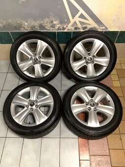 Alu kola Škoda R17 5X112 NOVÉ LETNÍ PNEU 225/50 R17 TOP STAV