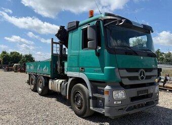Mercedes-Benz ACTROS 2644-6x4-Valník+HR-PALFINGER PK 24001K