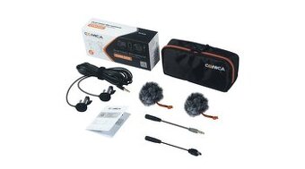 Comica Audio CVM-D02 duální klopový mikrofon 4,5m, nový